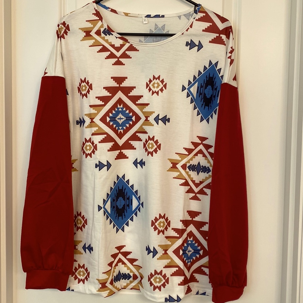 Darling Long Sleeve Top for Fall Size XL